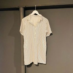 Short Sleeve Tunic Dress with Pockets